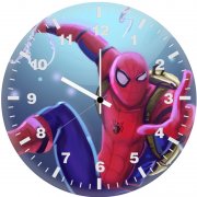 spiderman allover 59 wall clock