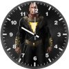 black adam suit concept no hoodie tl wall clock