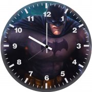 batman character digital illustration ff wall clock