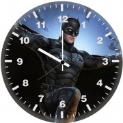 batman cape open s1 wall clock