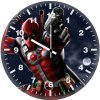 deadpool speed paint artwork e7 wall clock