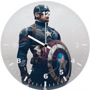captain america soldier eq wall clock