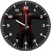 red hood jason todd guns it wall clock