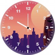 art batman gotham wt wall clock