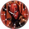 red hood art qn wall clock