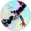 gwen stacy and spiderman bs wall clock
