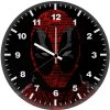 deadpool typography i3 wall clock