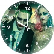 4kharley quinn joker cosplay 4m wall clock