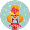 supergirl minimal abstract ba wall clock