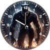 black panther stealth regal warrior as wall clock