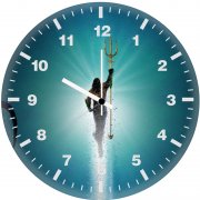 aquaman 4keh wall clock