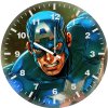 captain america artwork lh wall clock