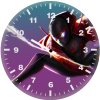 spider man miles morales artwork 3x wall clock