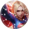 supergirl artwork jj wall clock