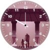 thanos and gamora in avengers infinity war pl wall clock