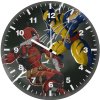 deadpool vs wolverine fanart mh wall clock