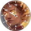 captain marvel portrait qg wall clock