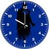 superman minimalism jj wall clock