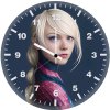 gwen stacy as gwen illustration mr wall clock