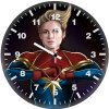 captain marvel artwork zk wall clock