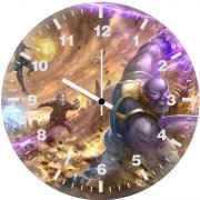 avengers infinity war fanart 04 wall clock