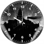 batman dark theme lc wall clock