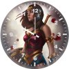 wonder woman goddess in battle fk wall clock