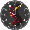 reverse flash minimal art 8v wall clock