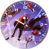spider verse cartoon art jc wall clock