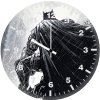 batman monochrome gq wall clock