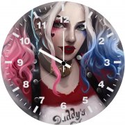 art harley quinn hd o2 wall clock