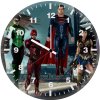 justice league hd artwork 0b wall clock