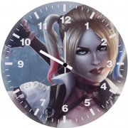art new harley quinn pu wall clock