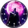cyber city bat da wall clock
