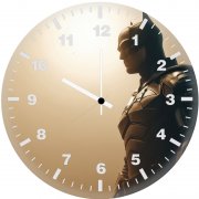 batman face of chaos qv wall clock