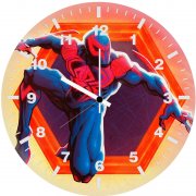 spiderman 2099 in spiderman across the spider verse ll wall cloc