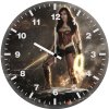 wonder woman epic pose o0 wall clock