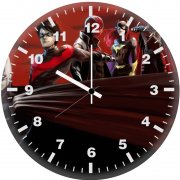 bat family art sx wall clock