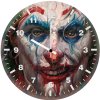 joker face closeup 4q wall clock