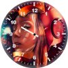 iron girl artwork 42 wall clock
