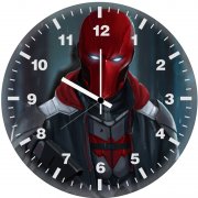 red hood art 9o wall clock