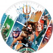 aquaman team sy wall clock