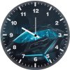 batman batmobile neon 3x wall clock