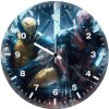 deadpool and wolverine a wild ride through mayhem 2m wall clock
