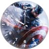 captain america searing justice ox wall clock