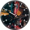 deadpool with guns zl wall clock