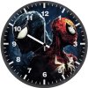 black spiderman x spiderman 0t wall clock