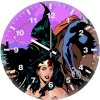 wonder woman superman batman 2v wall clock