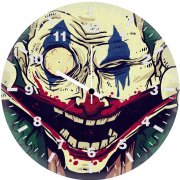 art mad joker cl wall clock