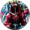 spiderman with retro tape recorder wo wall clock